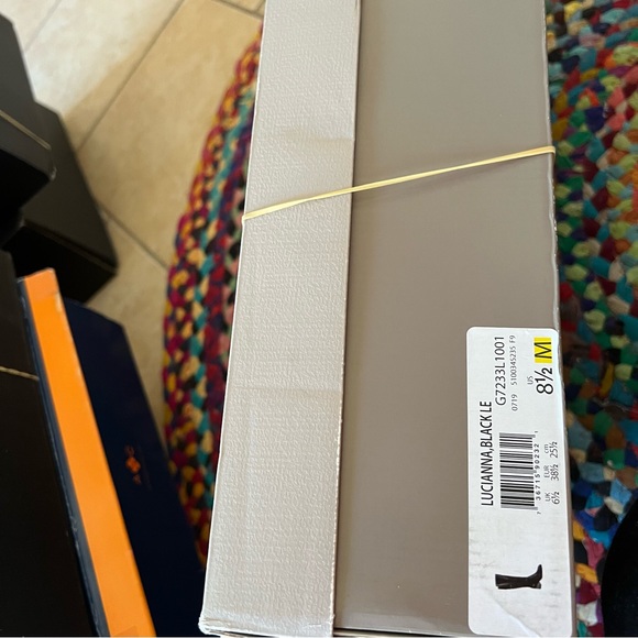 NWT Franco Sarto Block Heel Leather Boot - Picture 5 of 11